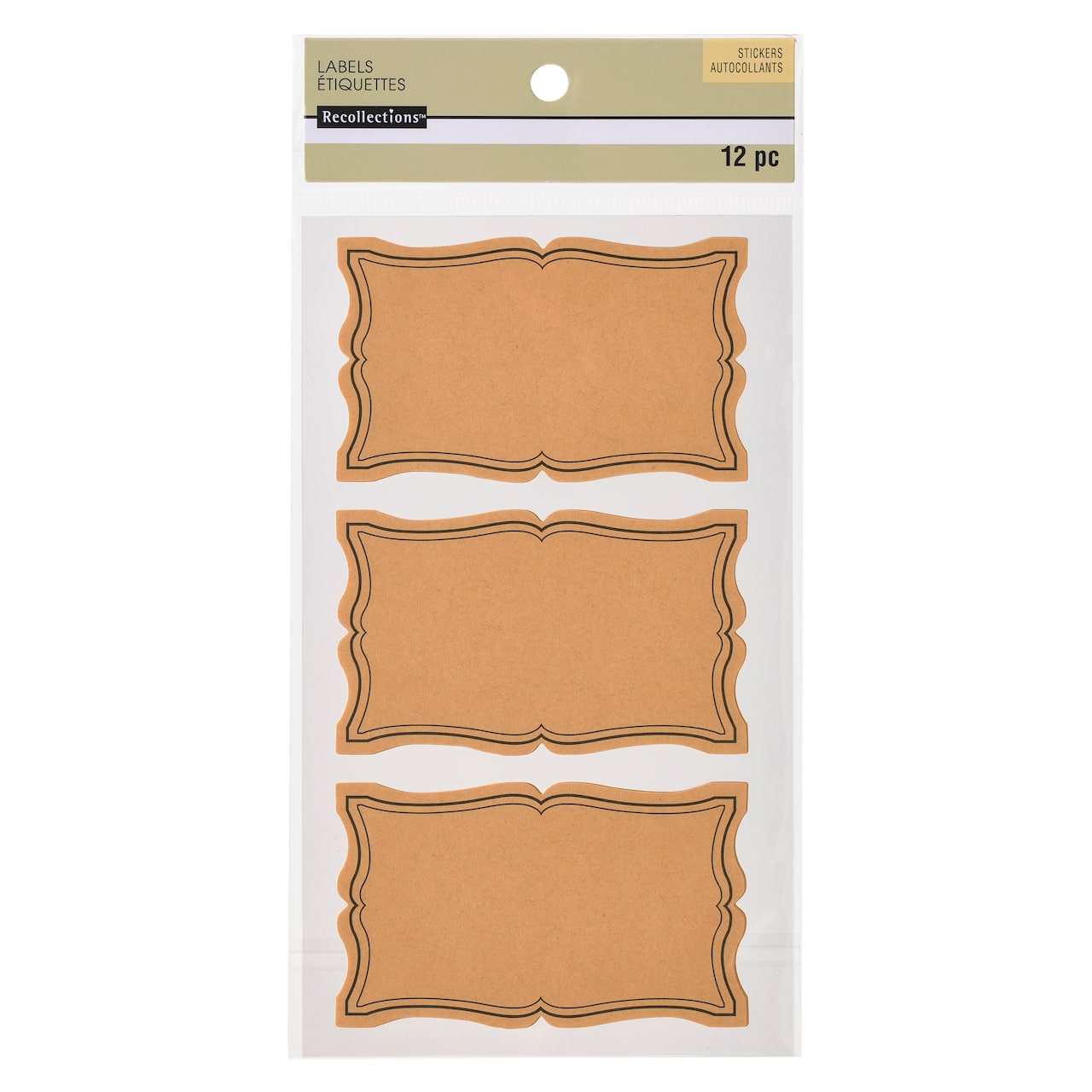 Rectangular Kraft Paper Labels by Recollections™